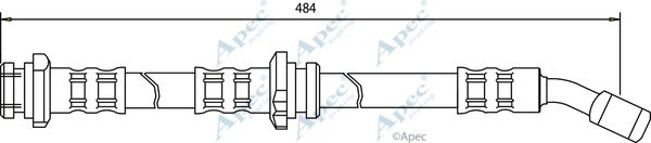 APEC BRAKING Bremžu šļūtene HOS3348